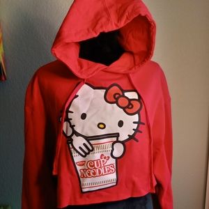 Hello kitty crop sweater